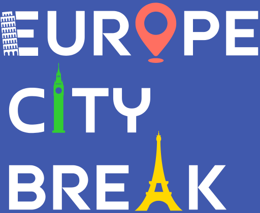 Logo Europe City Break Blue Background